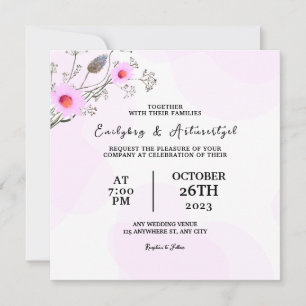 Vector de diseño de la invitación de la tarjeta de