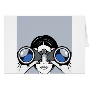 Vector de los prismáticos