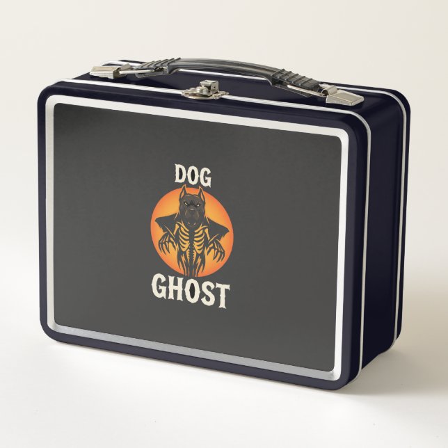 Vector Fantasma de Perro Terror de Halloween (Anverso)