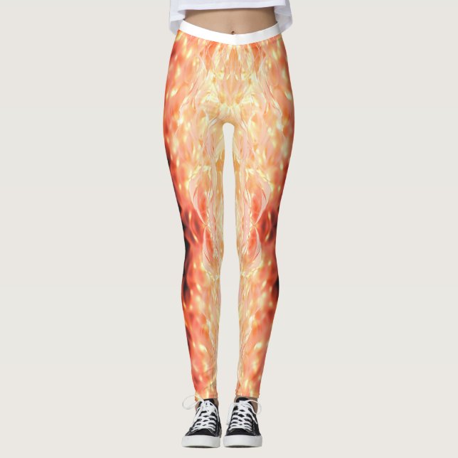 Vector Fire Ombre Leggings (Anverso)