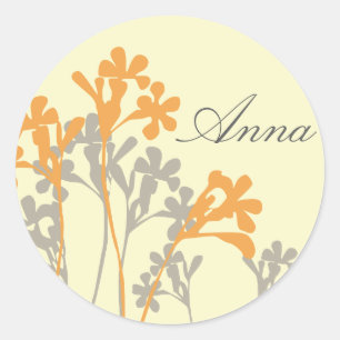 Vector Floral Design L Pegatina Personalizado de t