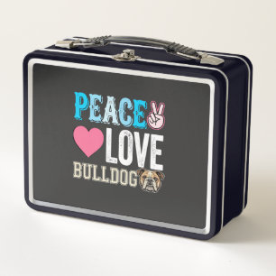 Vector Perro Bulldog Paz Amor