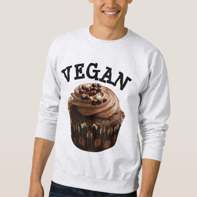 VEGAN CUPCAKE T-SHIRTS HOODIES CAE DE CAMISETAS DU (Anverso)