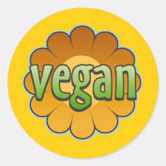 Vegan Flower Pegatinas