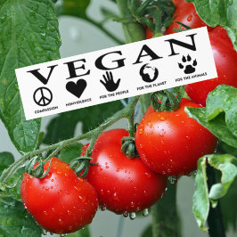 Vegan Mean, Pegatina de coches