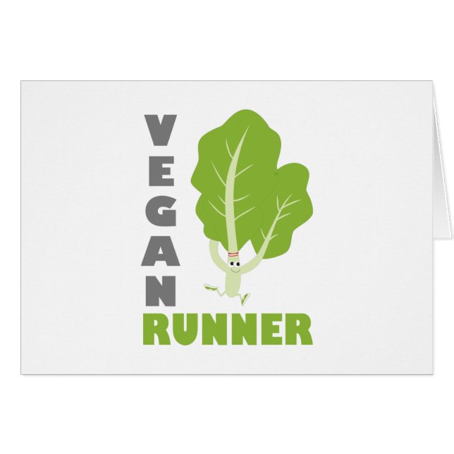 Vegan Runner - Kale (Anverso (Horizontal))