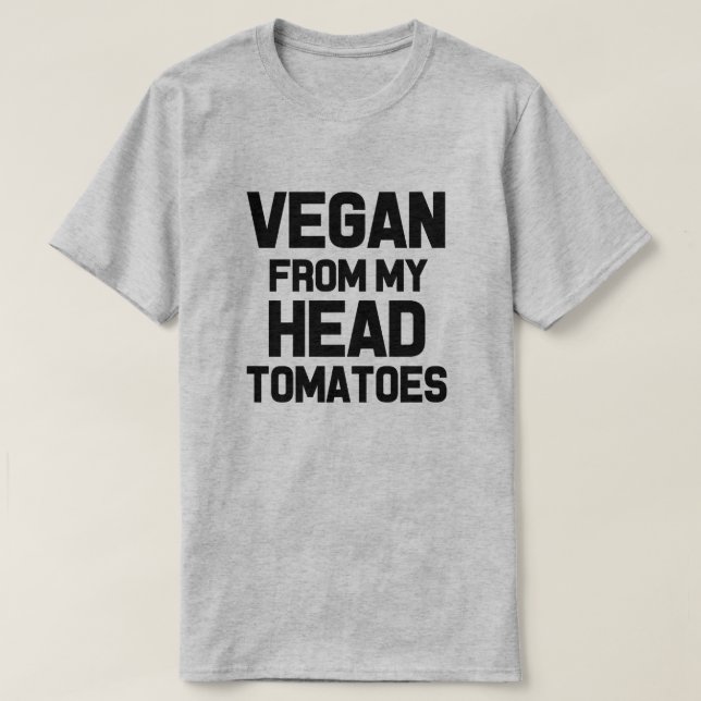 Vegano de la camisa de mis hombres divertidos de (Diseño del anverso)