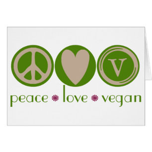 Vegano del amor de la paz