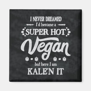 Vegano Kale'n él imán del retruécano