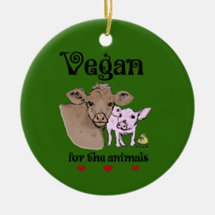 Vegano para el ornamento de los animales