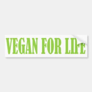 VEGANO PARA la pegatina para el parachoques de la