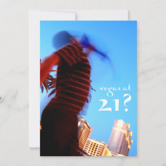 vegas en invitaciones de cumpleaños 21?