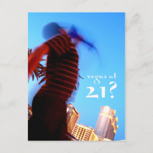 vegas en invitaciones de cumpleaños 21?