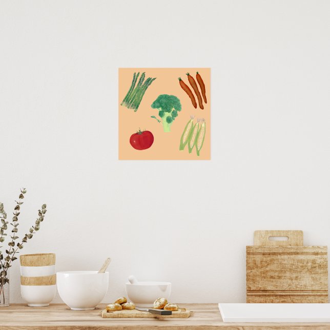 Vegetable Assortment Custom Posters (Cocina)