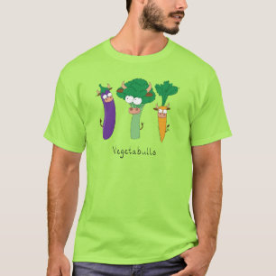 Vegetabotas Bulls vegetales Camiseta divertida par