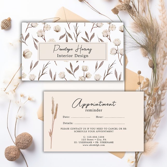 Vegetación acuarela moderna tarjeta de cita rosada (Subido por el creador)