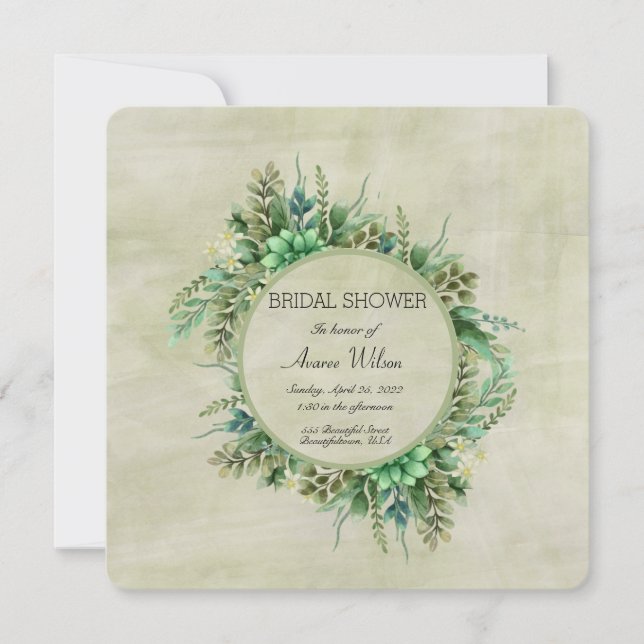 Vegetación acuática (Anverso)