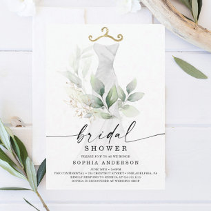 Vegetación acuática Invitación a ducha de novia do