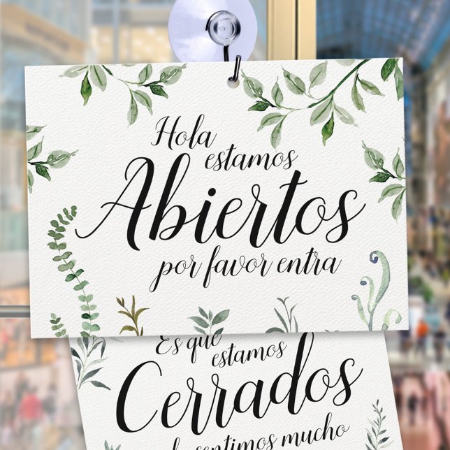 Vegetación acuática Rótulo cerrado abierto español (Subido por el creador)