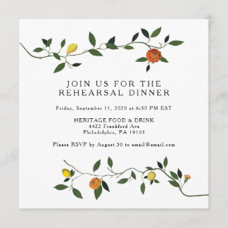 Vegetación Botánica, Invitación a la cena de ensay
