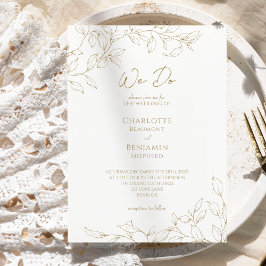 Vegetación clásica de oro Hacemos Invitación a la