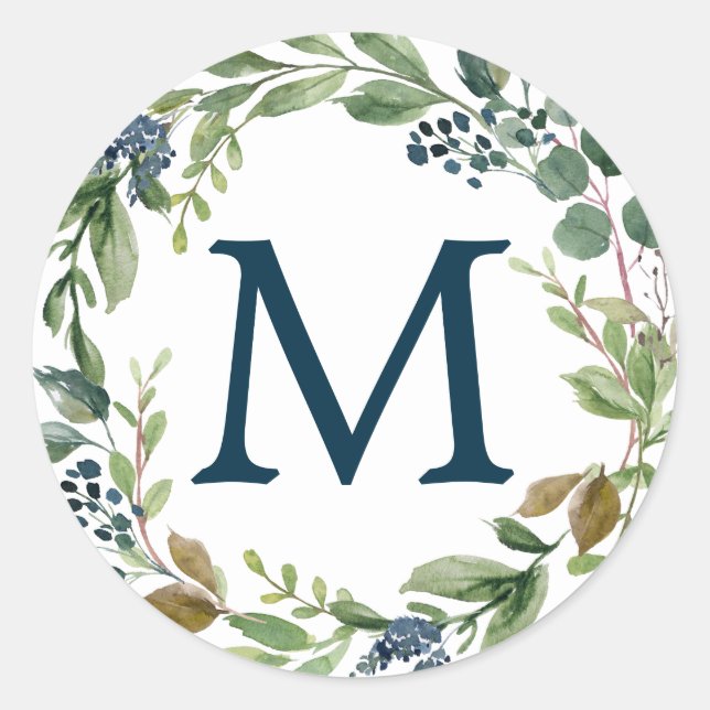 Vegetación de la Marina de Sellos para sobres Mono