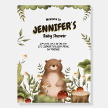 Vegetación de oso de Woodland Bienvenidos a Baby S