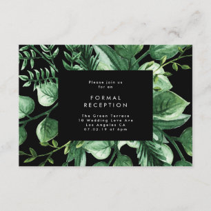 Vegetación Leaf Fresca Tarjeta de recepción de bod