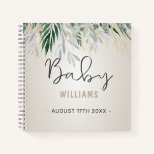 Vegetación Neutral Memoria Personalizada Libro Beb