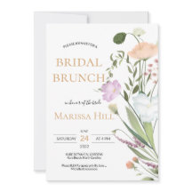 Vegetación salvaje Invitación a Brunch de ducha de