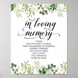 Vegetación Señal conmemorativa en memoria de un se