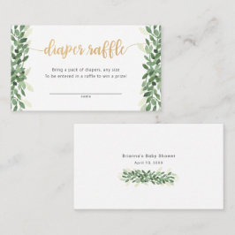 Vegetación simple caligrafía de la entrada de rifa