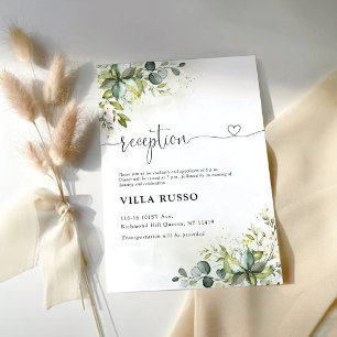 Vegetación Tarjeta de Alojamiento de Recepción de