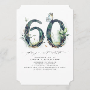 Vegetación y Oro Invitación a los 60 Años