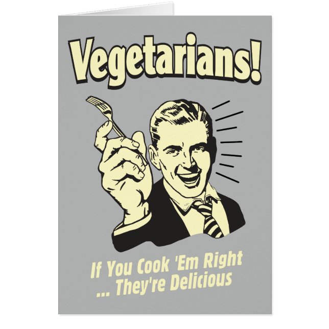 Vegetarianos: Son deliciosos (Frente)