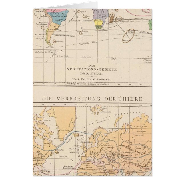 Vegetationsgebiete, tercer mapa del Atlas (Frente)