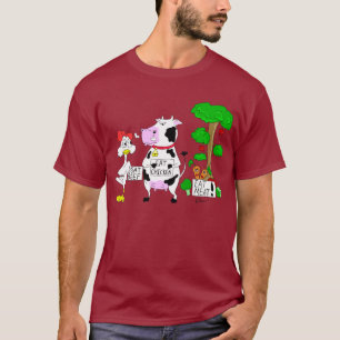 Veggies contra la camiseta del vegetarianismo
