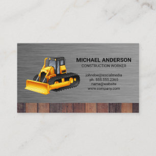 Vehículo de construcción   Tarjeta de presentación