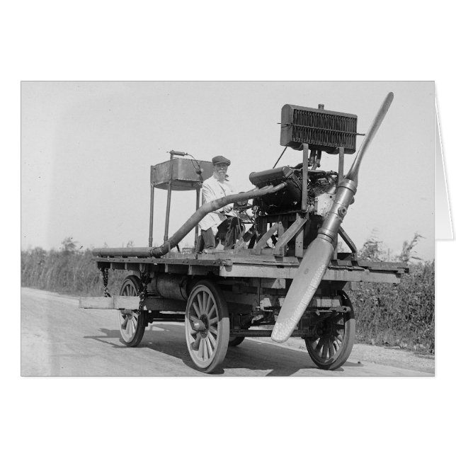 Vehículo extraño con hélice, 1922 (Anverso (Horizontal))