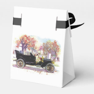 Vehículos de época personalizado cajas de favores