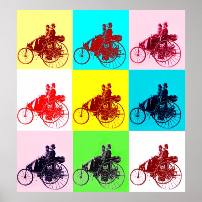 VEHÍCULOS DE VENTAJA QUE REÚNEN ARTE POP (Frente)