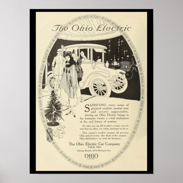 Vehículos eléctricos Vehículos de motor Impresión  (Frente)