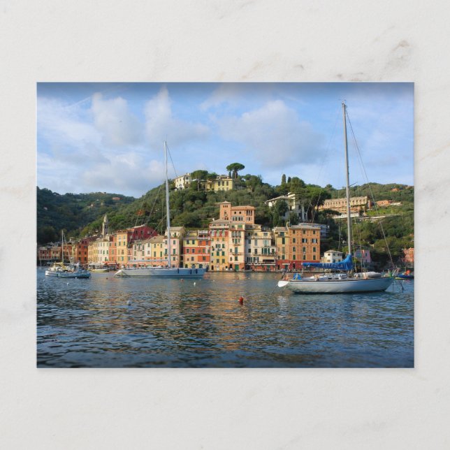 Vela a Portofino, Italia postal (Anverso)