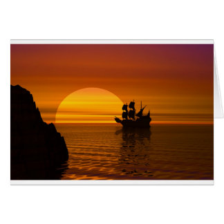 Vela al atardecer