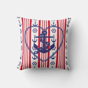 Vela almohada acento estilo navío