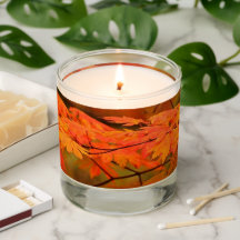 Vela Aromática de Hojas de Otoño