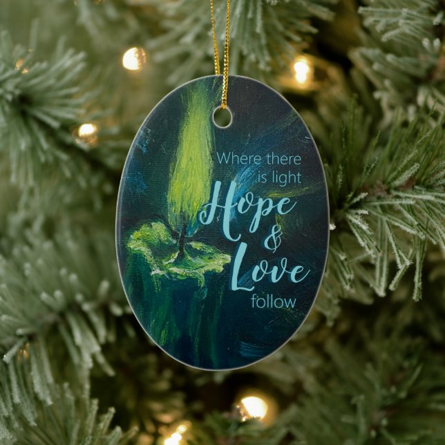 "Vela de aliento" Ornamento cerámico (Árbol)