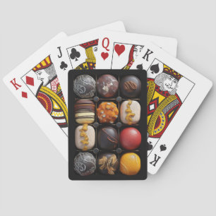 Vela de chocolate - Cartas para jugar en bicicleta