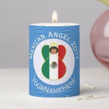 Bandera de Hanukkah del Ángel Mexicano Personaliza