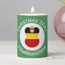 Bandera de Navidad de Ángel Alemán Personalizada